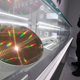 A visitor looks at a fabricated wafer at a showroom of Samsung Electronics in Seoul on August 2, 2019.